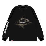 Longsleeve Oversize MOTTA Men's Long Sleeve Cotton Black T-Shirt Distro Men's T-Shirt ALCATRAZ