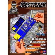 sticker toda racing saiz 1.5x5 inci