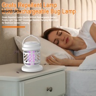 Mini Gnats Zapper USB Rechargeable Electric Shock Fly Zapper with UV LED Light Indoor Outdoor Home C