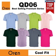 【BEST SELLER】 OREN SPORT Unisex Plain Quick Dry Microfiber Polo Collar T Shirt Baju Jersi Berkolar K