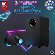 Logitech G560 LIGHTSYNC PC Gaming Speakers with Game Driven RGB Lighting