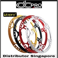 Litepro Ultralight MTB 130BCD ChainWheel Round Folding Bike Chainring 45/47/53/56/58T Road Bicycle Chain Bike Parts