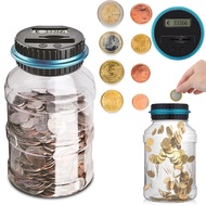 ROTUR Coin Counter Digital USD EURO GBP Electronic Automatic Piggy Bank