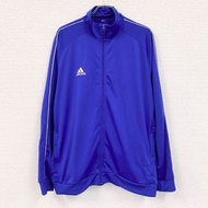 古著adidas運動外套/球衣，藍色