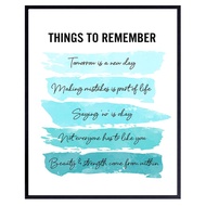 Motivation Inspiration Affirmations Wall Art For Home Office Bedroom Bathroom Positive Quotes Wall D