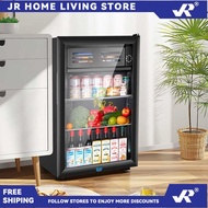 JR Home-use large-capacity transparent refrigerator, office beverage and wine cabinet, storage cabin