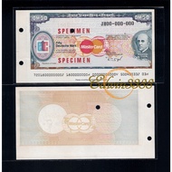 Specimen Euro Travellers Cheque, Germany, DM50 (UNC)