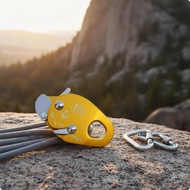 [lzdjlmy2ua] High Load Safety Rope Lock Compact Self Locking Fall Arrester Climbing Equipment for Ro