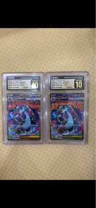 CGC 10 Pristine Mega Charizard X ex Japanese Pokemon Card m2 ma 黑噴噴火龍連號