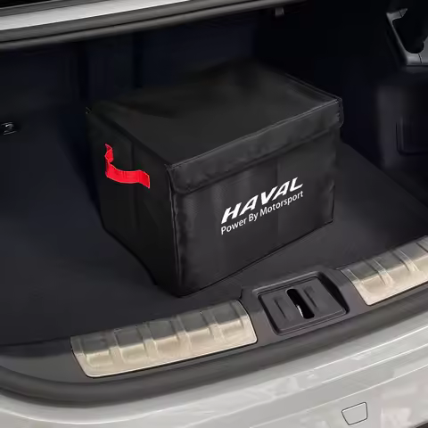 For Haval H6 H2 H3 H9 M6 F7 F7X Jolion 2021 Car Trunk Storage Organizer Bag Auto Folding Cargo Box