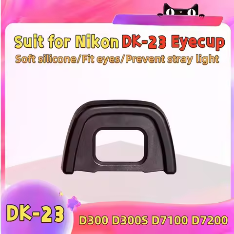 DK-23 Soft Rubber Eyepiece Eyecup Viewfinder Eye Cup Protect for Nikon D300 D300S D7100 D7200 Camera