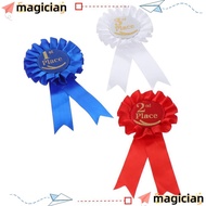 MAGICIAN Ribbon Award Set, Recognition Ribbons Blue,Red,White Rosette Ribbon, Award Ribbons Honorabl