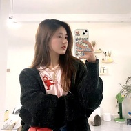 เคสโทรศัพท์แบบครอบเต็ม Apple 15 pro Max ลายการ์ตูนสนุกสนาน ดีไซน์สร้างสรรค์ ลายมือถือแบบสองชั้น เคสโ