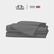 Thames Premium ชุดผ้าปูที่นอน 6ฟุต ผ้าปูที่นอน 5 ฟุต ผ้าปูที่นอน 3.5 ฟุต ผ้าปูที่นอน ผ้าปูที่นอนสีพื้น ชุดเครื่องนอน