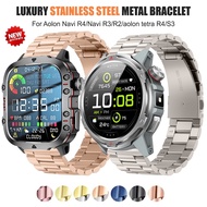 22mm 20mm Luxury Stainless Steel Strap For aolon tetra R4/S3/S2 Man Metal Bracelet For aolon Navi R4