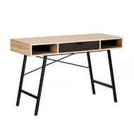 [特價]【RICHOME】北歐風E1板單抽書桌橡木色
