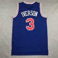 Mitchell&Ness NBA Allen Iverson Jersey 10th Anniversary Edition and 2003 Iverson All-Star Jersey Qui