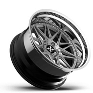 3 Piece Wheels Forged 5x120 19 To 21 Inch Wide Lips Staggered Racing Alloy Rims Hubs for Bmw F10 F80