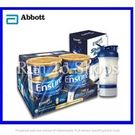 Abbott Ensure Gold Vanilla / Wheat / Coffee 850g Milk Powder Free Ensure Shaker Bottle Ensure Glass Container Gym Bag