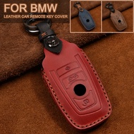 Handmade Leather Remote Key Cover Car key wallet case Fit for BMW F30 F31 F34 F10 F11 F07 F20 F25 F2