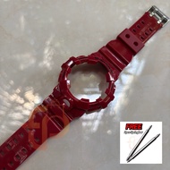 Strap and Bezel Glossy Red Replacement for GSh0ck GA-700/GA-710 / GA700 GA710