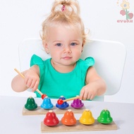 AVUKA Percussion Instrument Children Toys, Musical Instruments Montessori 8 Notes Music Bells, Durab