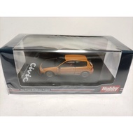 Hobby Japan 1 64 本田思域跑车模型Civic Type R EG6 JDM 金属橙