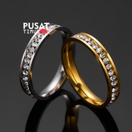 MATA Titanium Diamond Eye Ring Ring I Rust-Resistant Ring I Titanium Ring I EAST CENTER