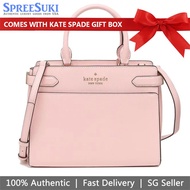 Kate Spade Handbag In Gift Box Crossbody Bag Staci Medium Satchel Pink # WKRU6951