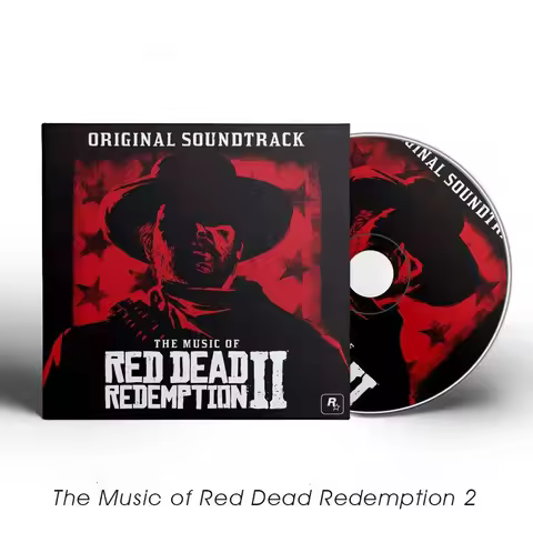 Game RDR2 Woody Jackson Music CD Red Dead Redemption 2 OST Album 4pcs Compact Disc Cosplay Walkman S