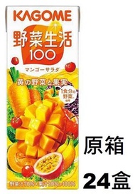 F18415_24 KAGOME 野菜生活黃色野菜蔬果汁 200ml x (原箱24盒)  此日期前最佳：2027年03月17日