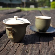 【VIVA】能量陶瓷系列●念香茶具組－茶葉末