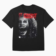 Horror Movie Print Night TBirthday Him Birthday Men's T-Shirt Supernatural Theme 1980s
