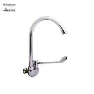 Akron ZY-3214 brass chrome wall mounted elbow medical tap