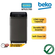 Beko Washing Machine Inverter 17KG Direct Drive Top Load Washer Mesin Basuh Auto Murah 洗衣机 洗衣機 WTLD170D