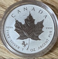 加拿大楓葉銀幣 2014年 1盎司馬🐎加鑽