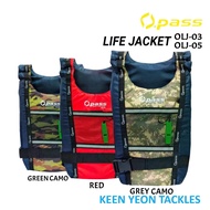 OPASS LIFE JACKET OLJ-03 / AWASHIMA LIFE JACKET ASLJ-02 / SOLAS LIFE JACKET DY86-5 & 2200