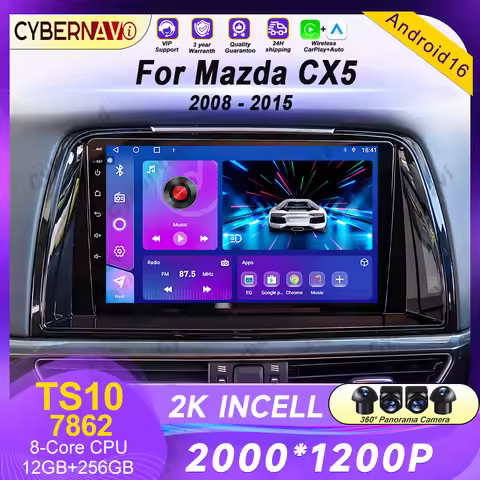 Android 16 For Mazda CX5 CX-5 CX 5 2012 - 2015 For Mazda 6 GJ Atenza 2012-2017 Car Multimedia Naviga