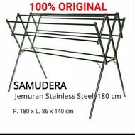 BINA KARYA JEMURAN BAJU / JEMURAN LIPAT STAINLESS STEEL 140 cm.100% PRODUK ORI JEMURAN JUMBO JEMURAN