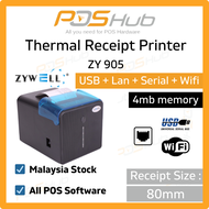ZYWELL ZY905 80mm Thermal Receipt Printer (USB+LAN+Serial+Wifi) pos system receipt printer