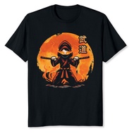 Martial Arts Fighter Double Short Stick Anime T-Shirt