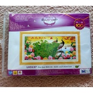 Cross-stitch painting Wealth and peace Lv3137 Size 96×47cm[HA DOAN PAINTING]