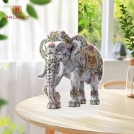 HILABEE 2D Flat Elephant Acrylic Sign Tabletop Decoration for Bedroom Cabinet Shelf