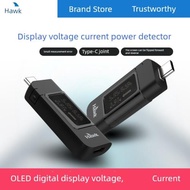 浩客type-c PD電源測試儀手機電流偵測移動電源USB電流電壓檢測儀