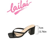 2025 new 2.5-inch summer women's high heels shoes for women black shoes for women office shoes