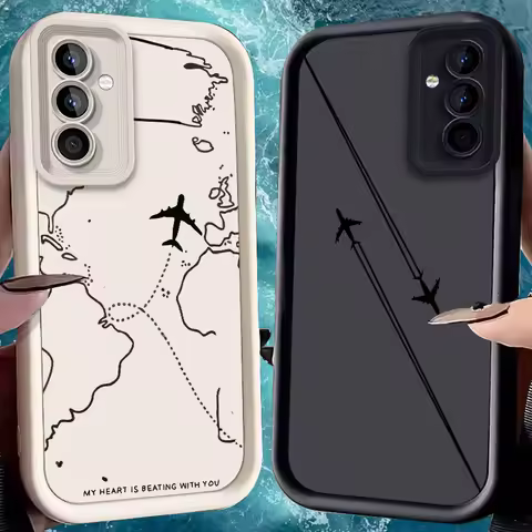 Aircraft Case for Samsung Galaxy A35 5G A50 A53 A34 A33 A32 A30 A22 4G A21S A16 A15 A14 A13 A12 A10S