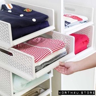 WORTH4U 1070-71 Stackable Cloth Drawer Storage Rack Wardrobe Organizer 1 pc