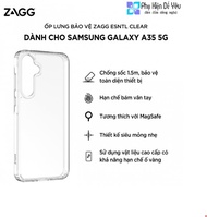 Ốp ZAGG Essentials Clear cho Samsung Galaxy A35 5G