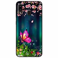 Ốp lưng dành cho Samsung M20 mẫu Bướm Hồng