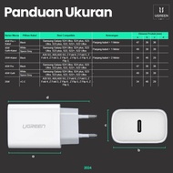 Samsung S24 S23 Ultra Plus Z Fold Z Flip 6 5 A55 A35 UGREEN Charger Adapter 45W 25W Fast Charging - 